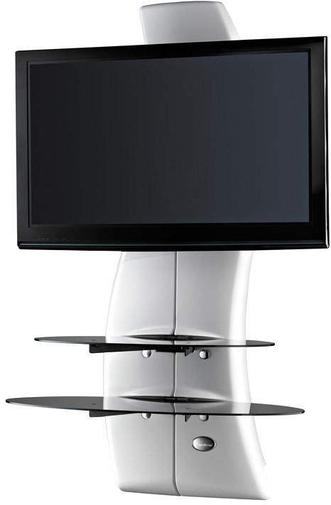 Држач и маса за ТВ Meliconi 488066 GHOST DESIGN 2000, бела боја