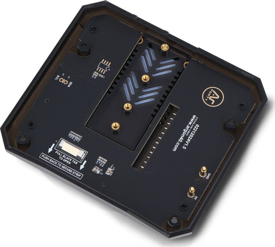 Kuti Argon40 ONE V3 për Raspberry Pi, mbështetje M.2 NVMe PCIe, e zezë
