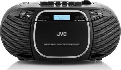 Radio portative me CD JVC RC-E561B-DAB, DAB+, FM, e zezë