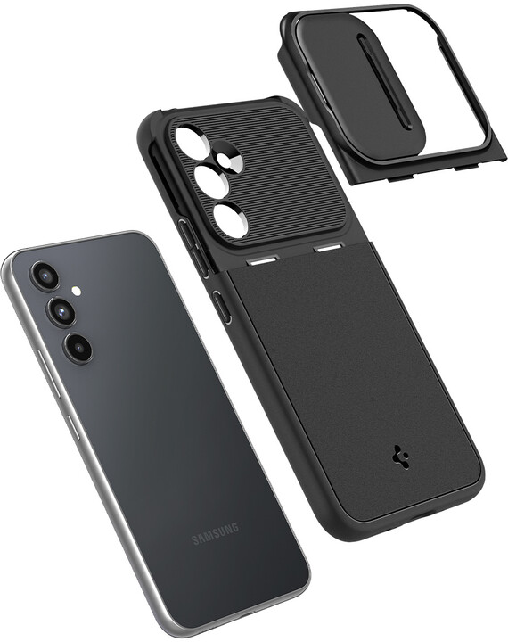 Mbrojtëse Spigen Optik Armor për Samsung Galaxy A54 5G, e zezë
