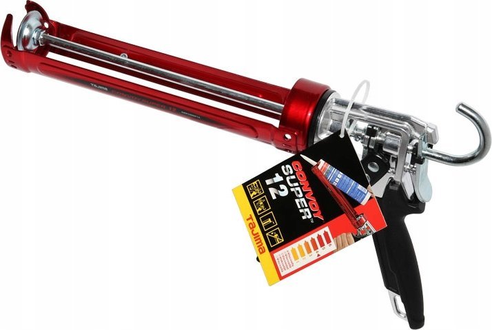 Pistoletë silikoni Tajima Convoy SP12, raport shtytjeje 12:1, 310 ml, e zezë