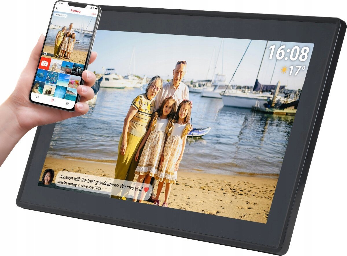 Kornizë dixhitale Denver PFF1515B, 15.6", Full HD, Wi Fi, 16GB, e zezë