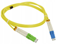 Kабел оптичко влакно Alantec Patch Cord SM, LC/APC LC Duplex 9/125 G.657.A1, 2m, жолт