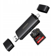 Lexues kartelash UGREEN USB C SD 4.0, 312 MB/s, UHS II, gri