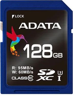 Kartë memorje ADATA Premier Pro, 128GB, SDXC UHS I V30 U3 Class10