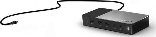 Replikator MSI II USB-C, i zi / i argjendtë