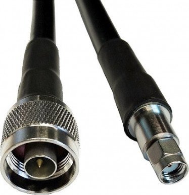 Kabllo koaksiale HiSmart TV991488 LMR-400, 5 m, 50 Ohm, e zezë