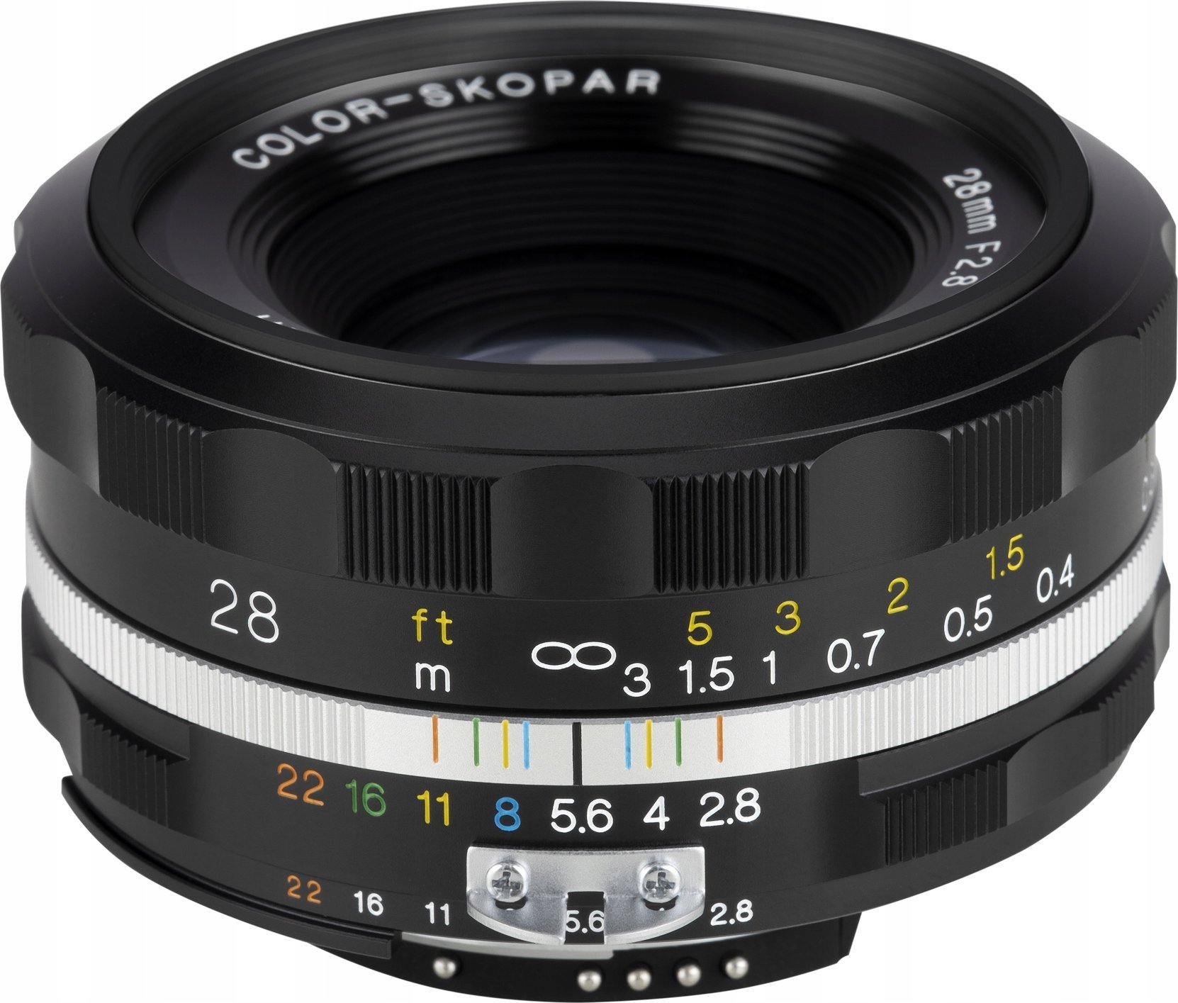 Objektiv Voigtlander Color-Skopar 28mm F2.8 SL II-S, Nikon F, manual fokus, i zi