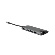 Konvertues Verbatim USB-C Multiport Hub, i hirtë