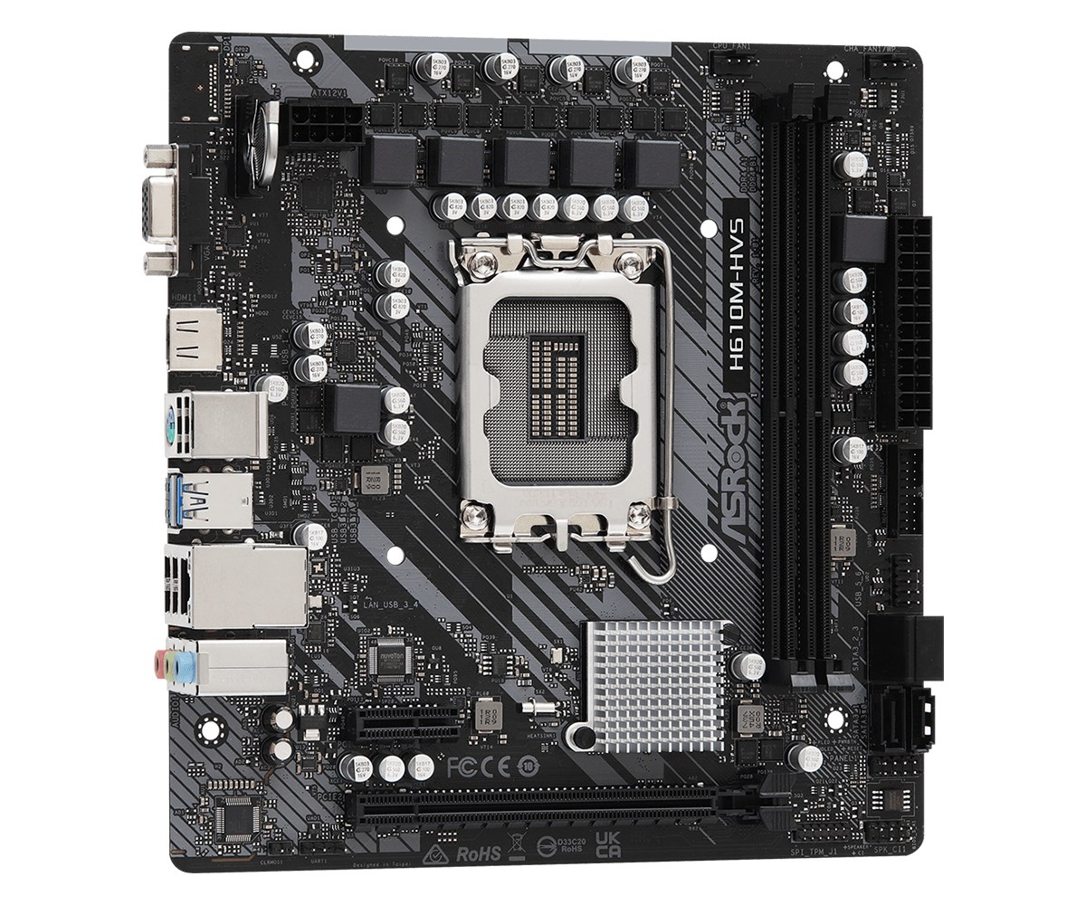 Pllakë amë Asrock H610M-HVS Intel H610 LGA 1700 micro ATX