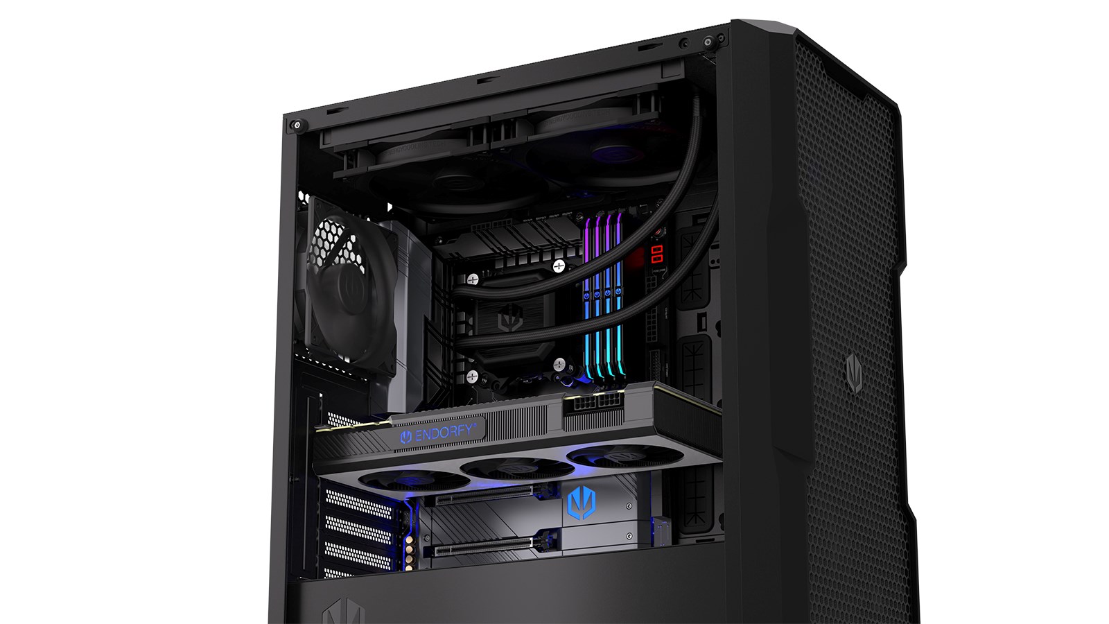 Ftohës me ujë ENDORFY Navis F280, 280 mm, 140 mm, e zezë