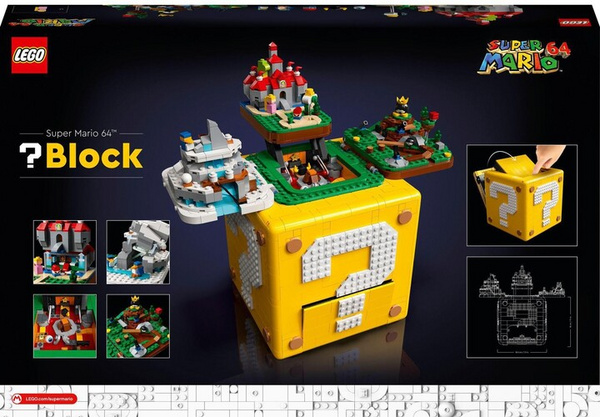 Set LEGO Super Mario™ 71395 Super Mario 64 ™: action cube with a question mark