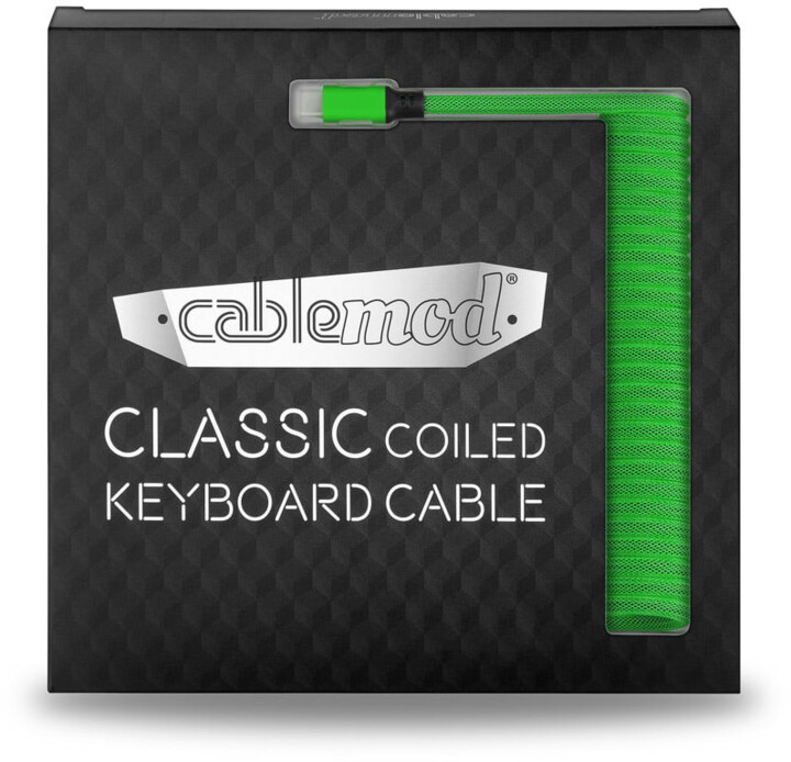 Кабел CableMod Classic , USB-C / USB-A, 1,5 m, зелена боја