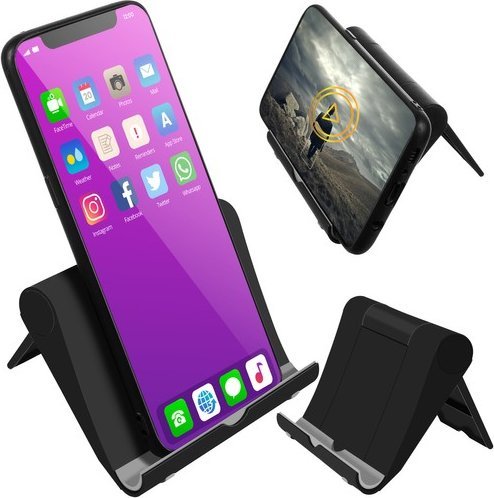 Mbajtëse telefoni univerzale Holder, e rregullueshme, e zezë
