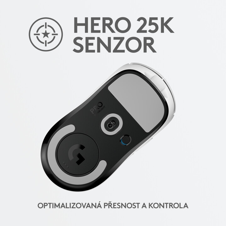 [OUTLET] Maus Logitech G Pro X Superlight, i bardhë	