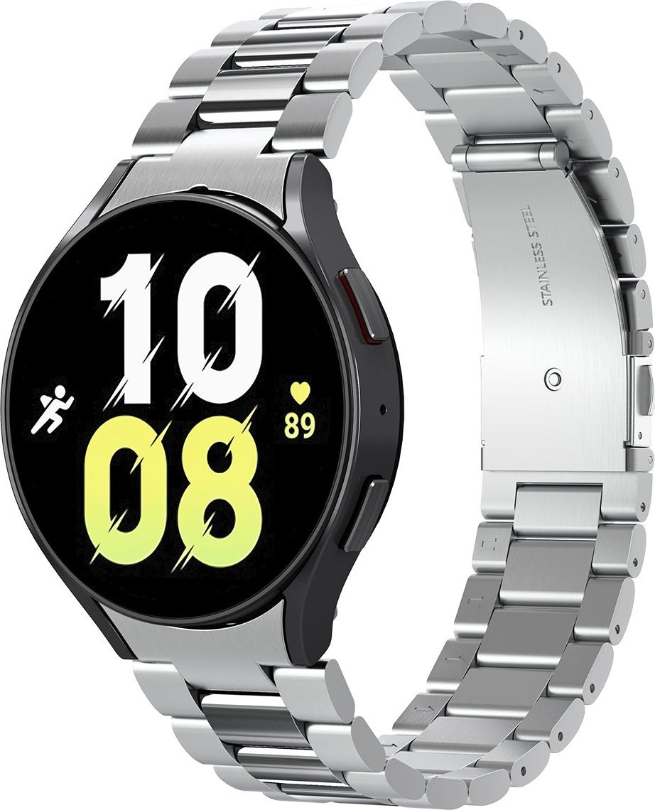 Rrip ore Spigen Modern Fit 316L për Samsung Galaxy Watch6 44mm, çelik inox, argjend