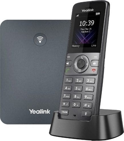 Телефон DECT Yealink W71P, база W70B, 1 телефон W71H, црн