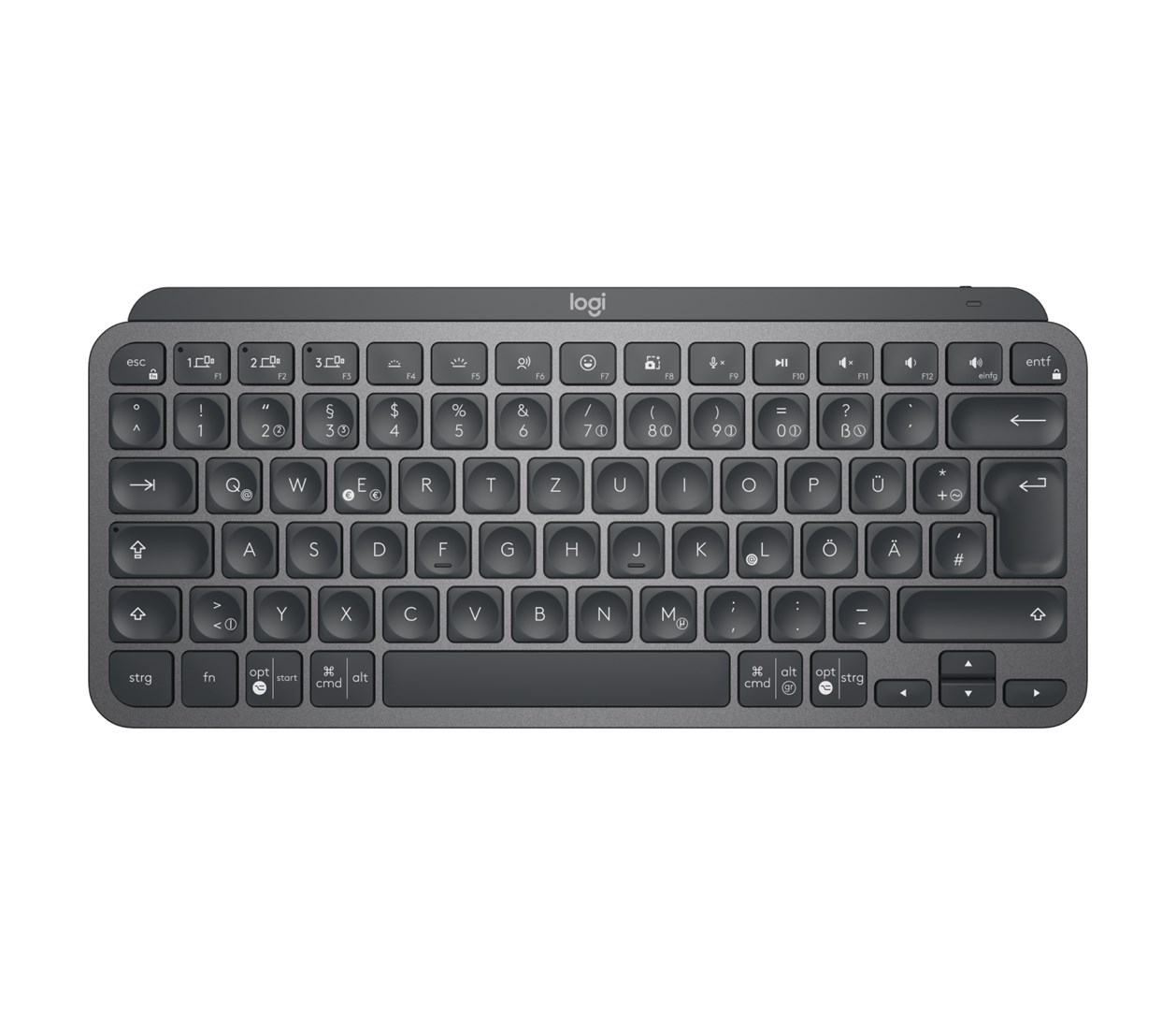 Тастатура Logitech MX Keys Mini for Business, QWERTZ, сива