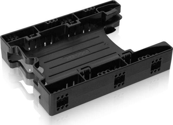 Kuti për disk Icy Dock 2 x 2.5” SSD/HDD EZ-Fit Lite, e zezë
