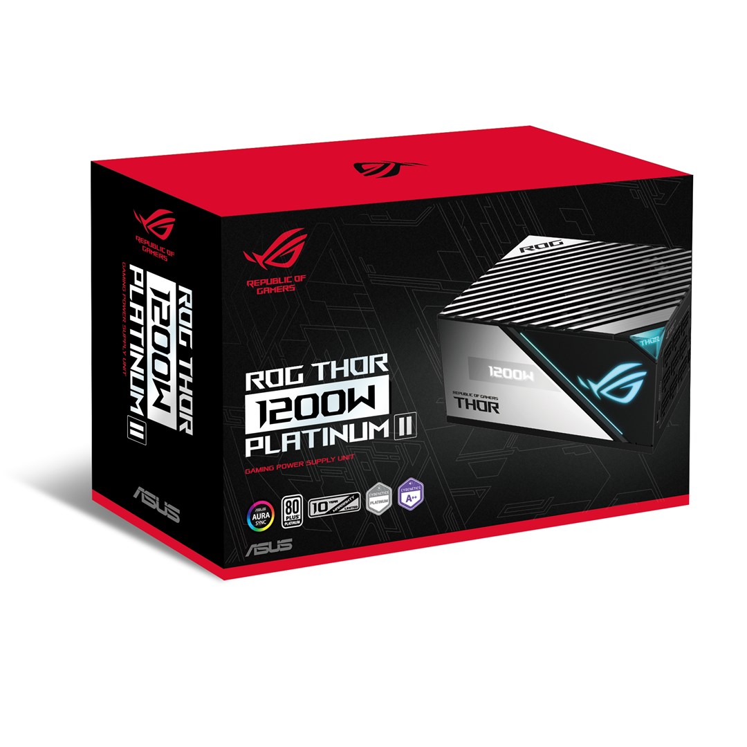 Burim energjie ASUS ROG THOR 1200W Platinum II, 24-pin ATX, 1200 W