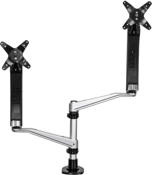 Krah monitori i dyfishtë StarTech.com ARMSTSL, montim në tavolinë, lëvizje e plotë, i zi