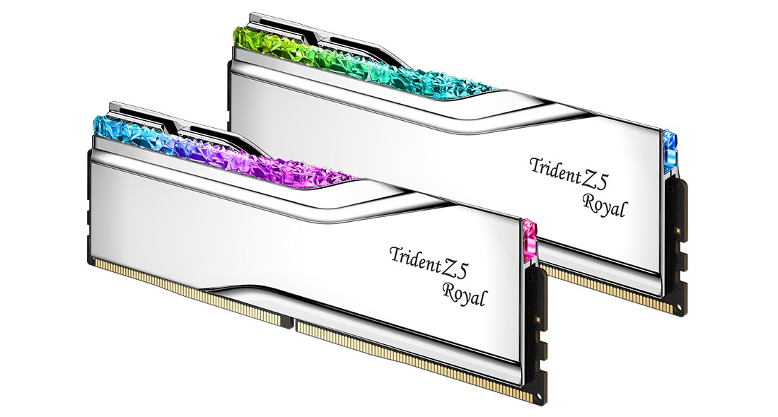 Memorie G.SKILL Trident Z5 Royal Neo, 32GB DDR5, 6000MHz, e argjendtë