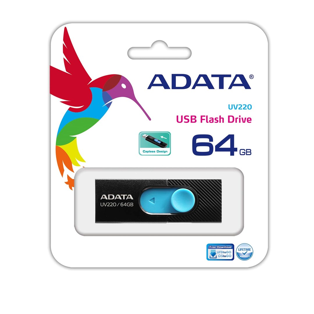USB ADATA UV220, 64 GB, USB Type-A