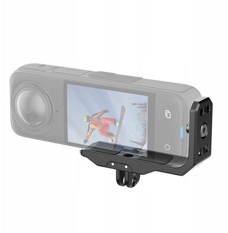 Adapter montimi horizontal PULUZ, për Insta360 X4 X5, i zi