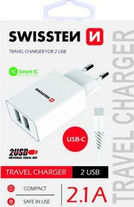 Karikues Swissten, 2x USB-A, 2.1A