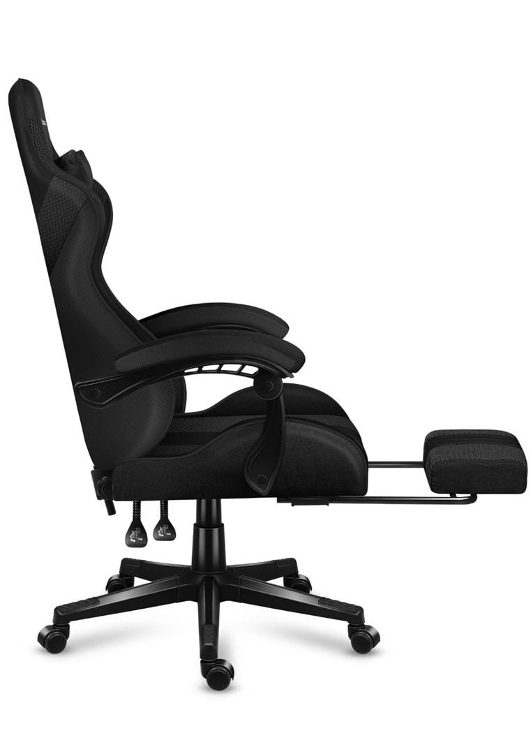 Karrige lojërash Huzaro Force 4.7 Carbon Mesh, e zezë 