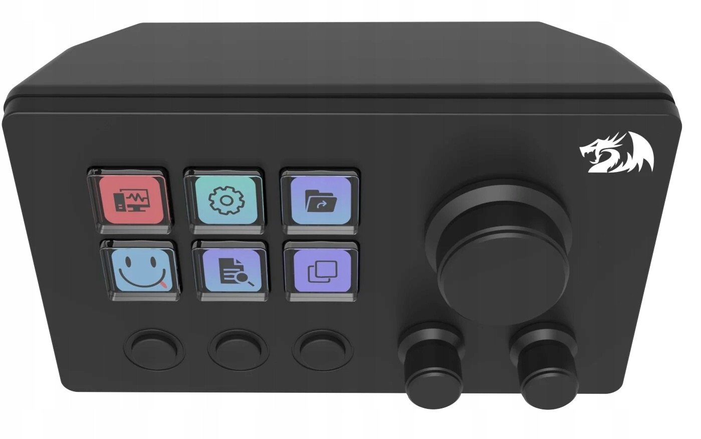 Kontrollues streaming Redragon Skyrider SS-551, 6 taste LCD, 3 butona rrotullues, i zi