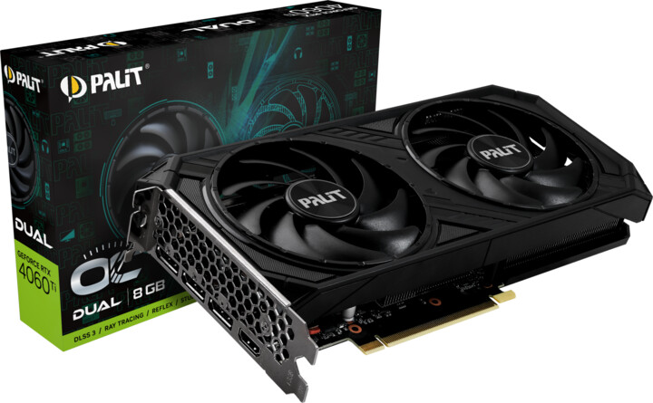 Kartelë grafike Palit GeForce RTX 4060 Ti Dual OC 8GB GDDR6