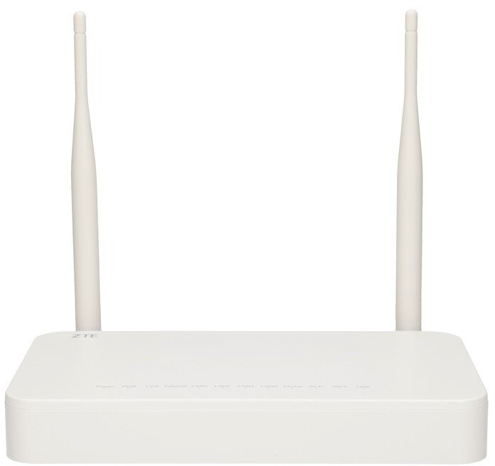 ONT ZTE ZXHN F670L, GPON, WiFi, 4x RJ45 gigabit, i bardhë