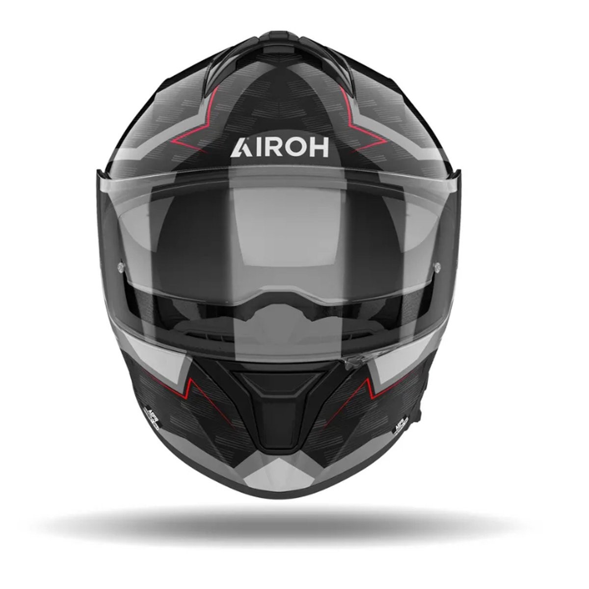 Kaskë integrale Airoh Spark 2 Zenith, termoplastik HRT, Pinlock 70, gri e zezë e kuqe, madhësia M