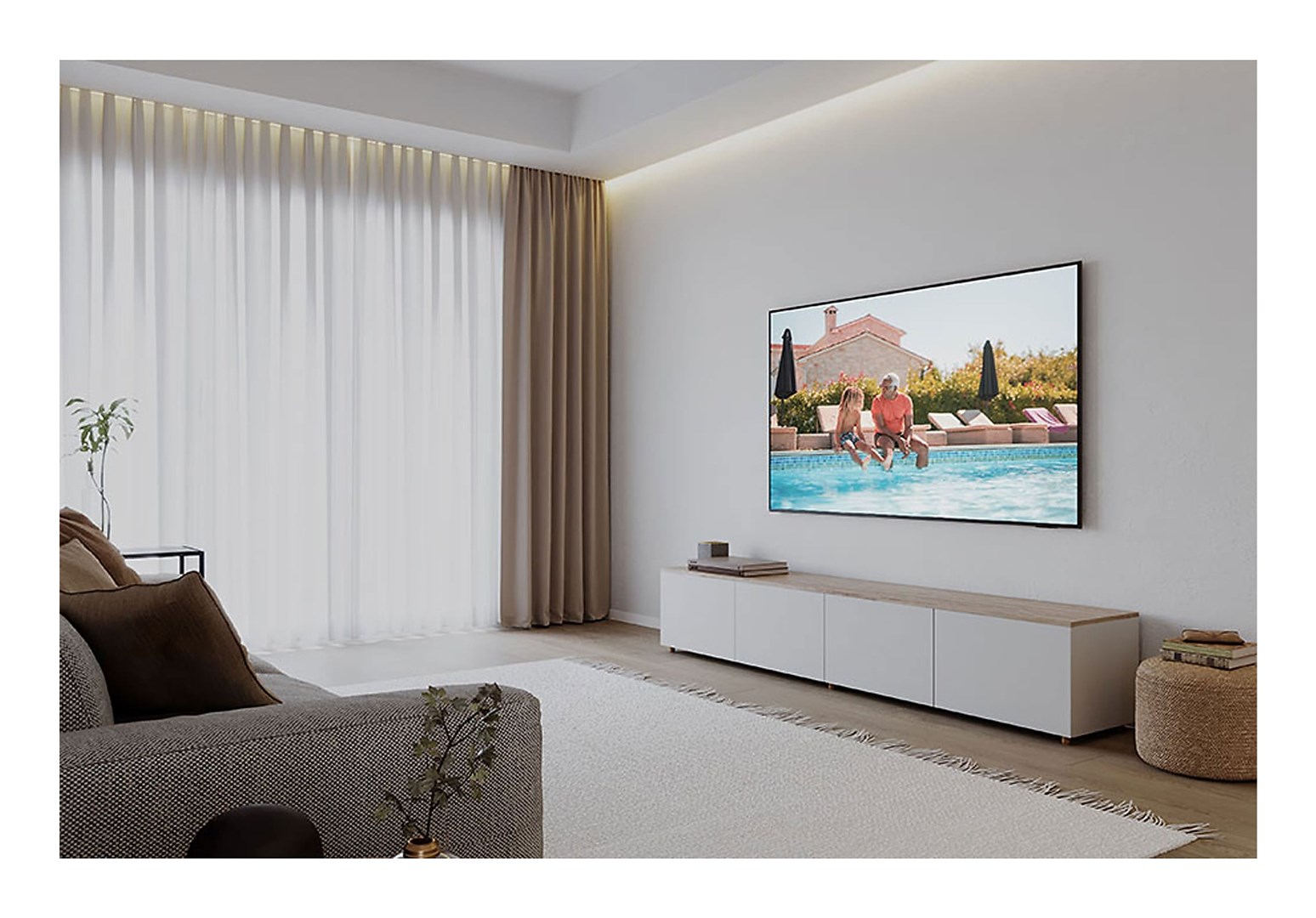 Televizor Samsung UE50DU8002K, 50", 4K Ultra HD, Tizen, i zi