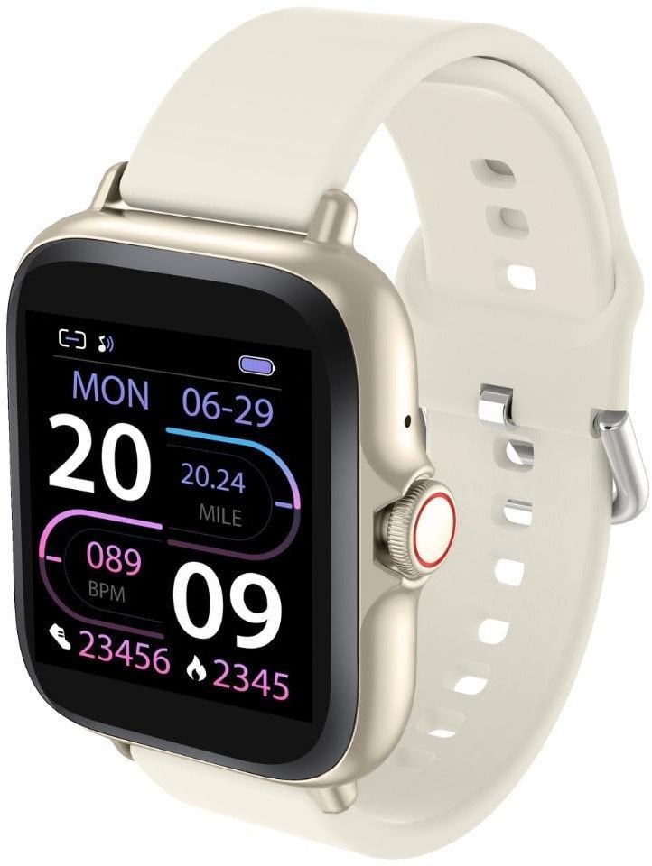 Smartwatch Denver SWC-156, ekran 1.44", Bluetooth, bezhë