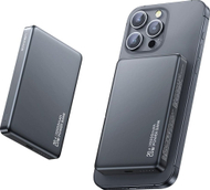 Пренослив полнач Usams CY Series CD242, 10000mAh, 20W безжичен магнетен, сребрен