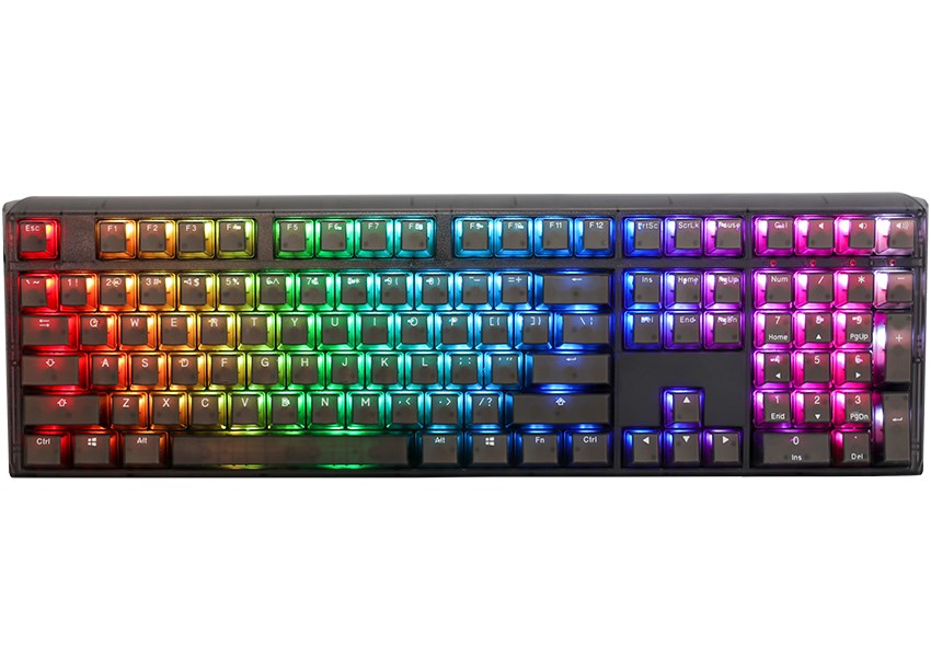 Tastierë Ducky One 3 Aura Full Size, Cherry MX Silent Red, RGB, e zezë