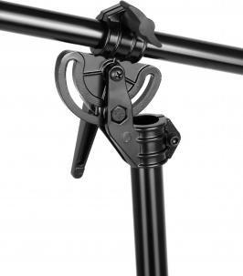 Tripod ndriçimi Camrock LS-523, lartësi 3.75m, aliazh alumini, i zi