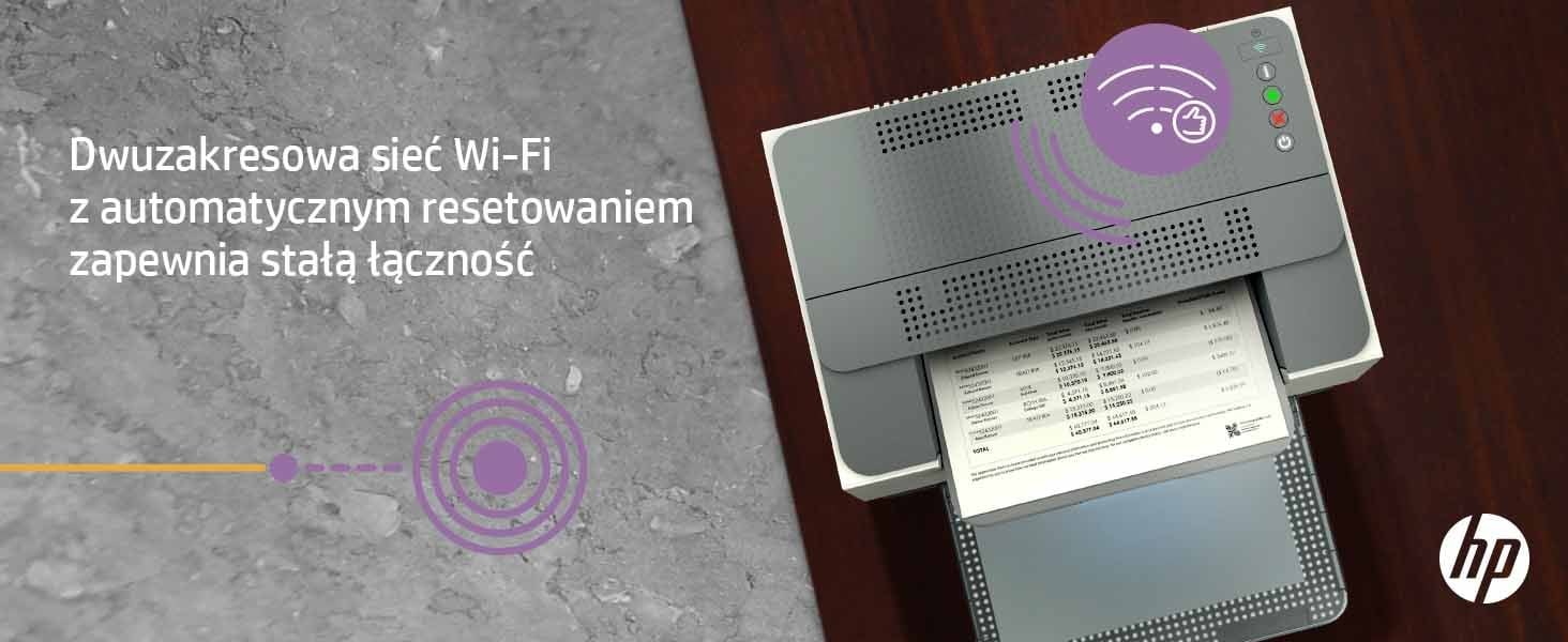 Printer HP LaserJet M209DW, Mono, Wireless, i bardhë