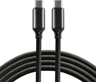 Kabllo USB EverActive CBB-1PD5, USB-C në USB-C, 1m, 100W, e zezë