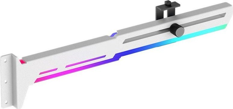 Mbajtës GPU 1stCOOL ARGB, metalik i rregullueshëm, i bardhë