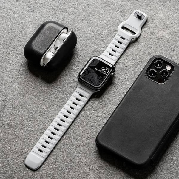 Rrip dore Tech-Protect Iconband Line për Apple Watch 4/5/6/7/SE/8/Ultra 44/45/49mm, TPU, portokalli