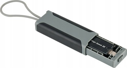 Kuti për karta memorie JJC MCR STM5GB, për SD dhe TF, gri