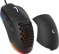 Сет 2 парчиња гејминг глушец Rampage Blink, USB, 12800 DPI, RGB, црн