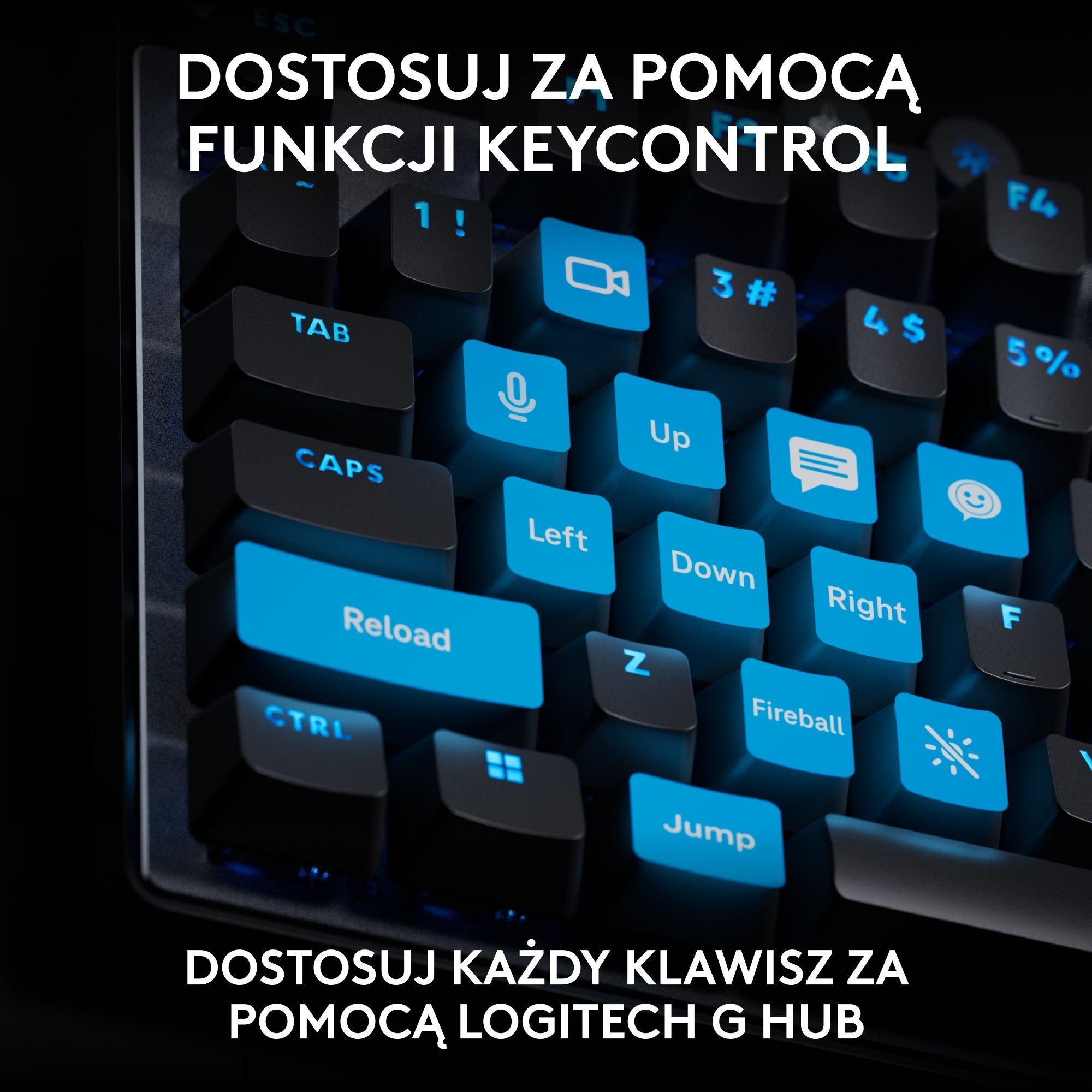 Tastierë gaming Logitech G PRO X TKL RAPID, mekanike, RGB, e zezë