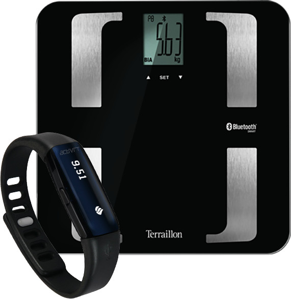 Set TERRAILLON FITNESS peshore + matës aktiviteti 