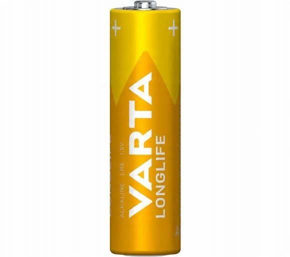 Bateri alkaline Varta Longlife AA, 2800mAh, paketim 6 copë