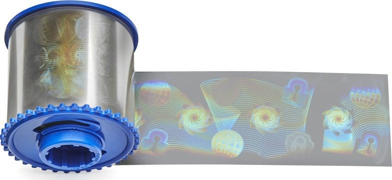 Fletë laminimi Zebra 800086-068, holografike, 1.0µm, transparente