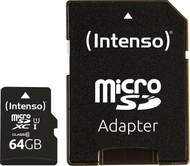 Kartë memorike Intenso Performance MicroSDXC, 64GB, Class 10 UHS I U1